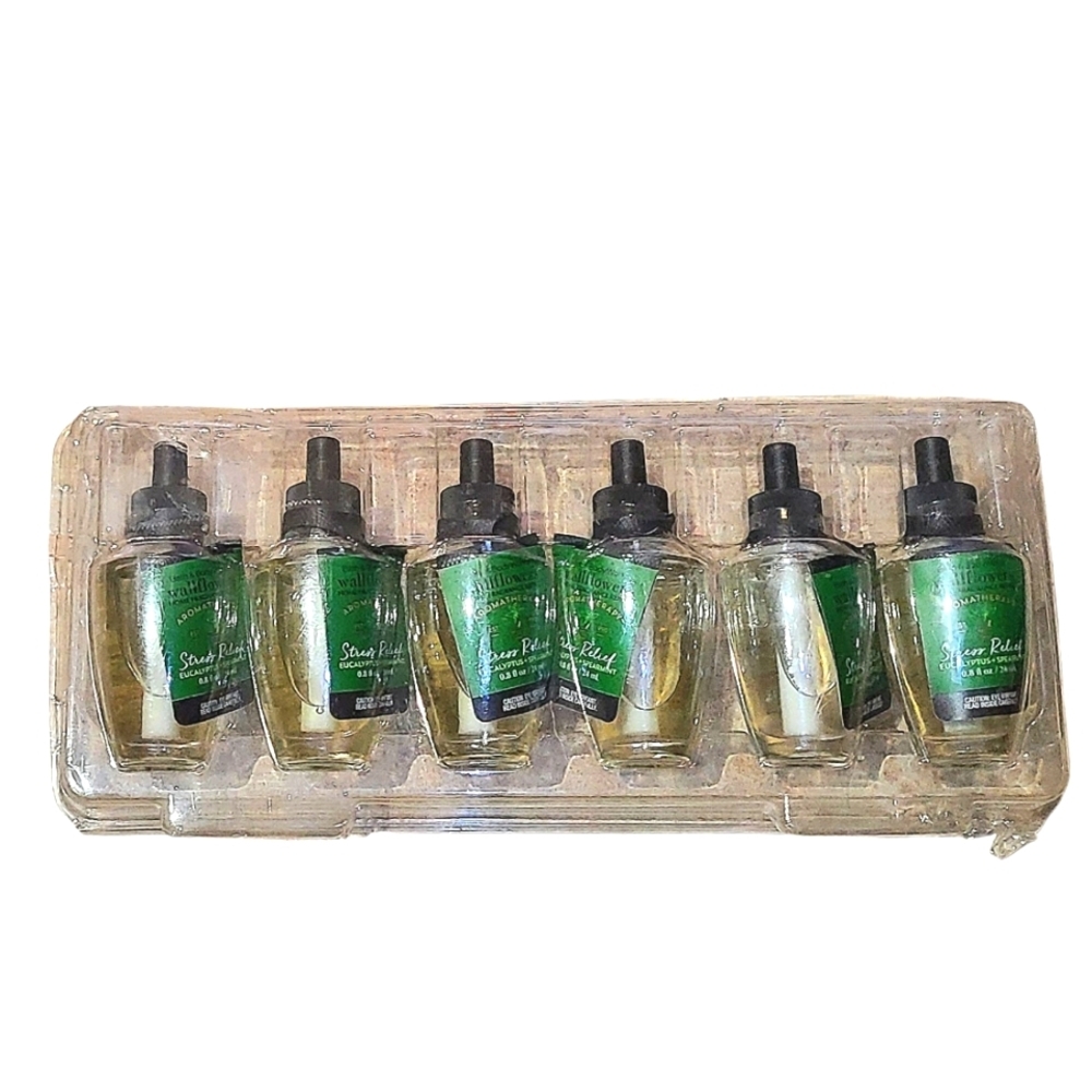 EUCALYPTUS SPEARMINT 6 PIECE WALLFLOWER REFILLS BY BATH & BODY WORKS